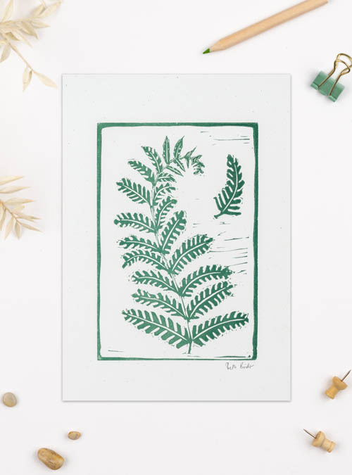 boodle Fern Lino print