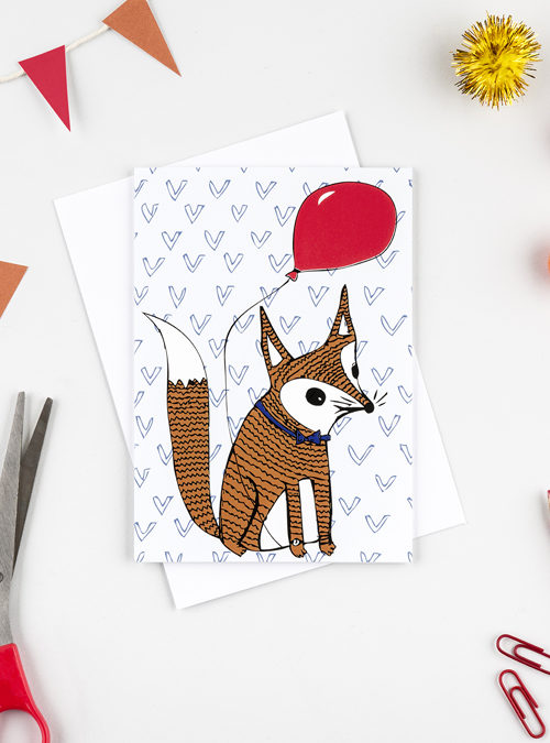 boodle Foxes party card