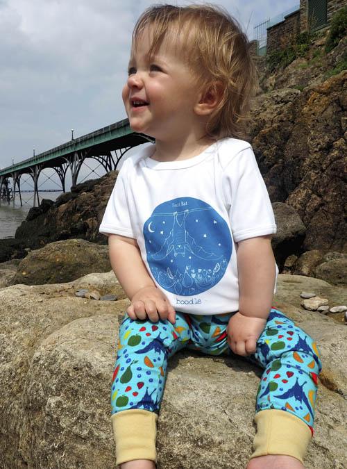 Boodle Fruit Bat Organic Baby T-shirt