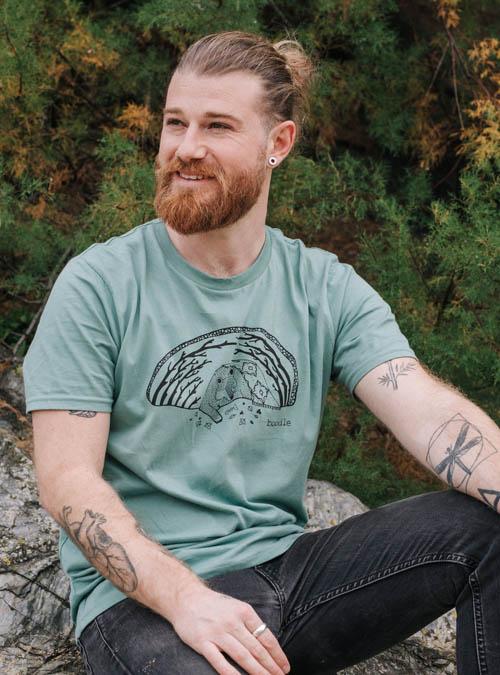 Boodle HiBEARnate Mens Organic T-shirt