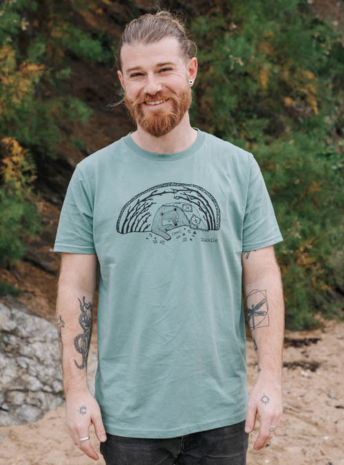 Boodle HiBEARnate Mens Organic T-shirt
