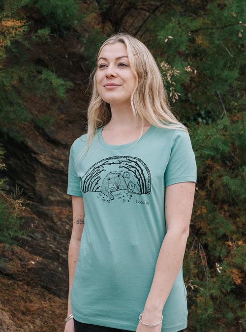 Boodle HiBEARnate Womens Organic T-shirt