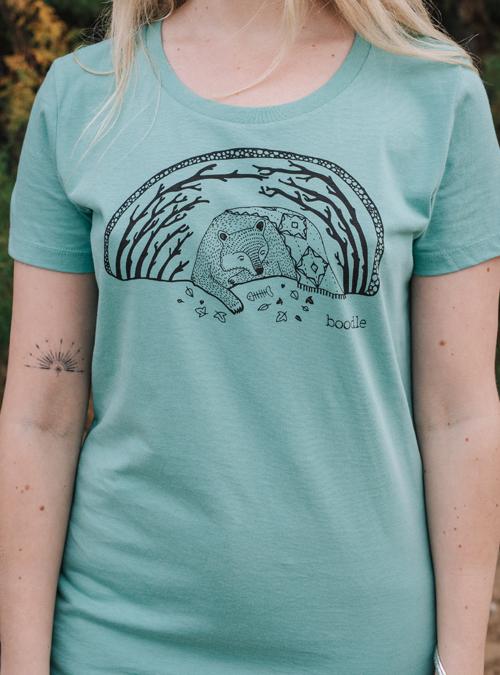Boodle HiBEARnate Womens Organic T-shirt
