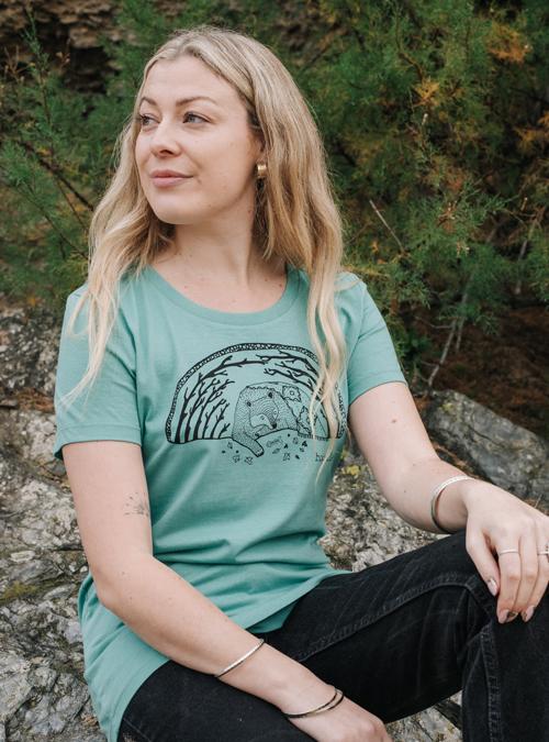 Boodle HiBEARnate Womens Organic T-shirt