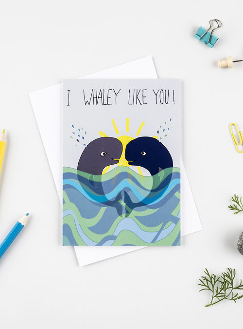 boodle I whaley like you card