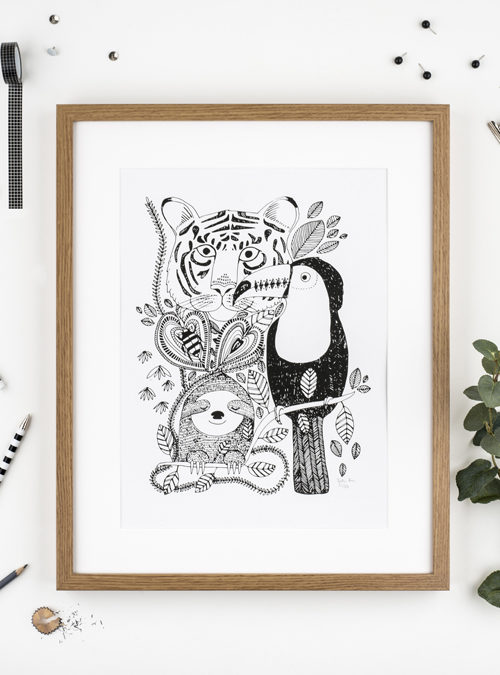 boodle ‘Jungle fever’ art print