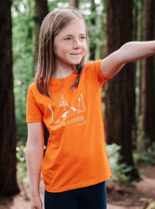 Boodle Lets Go On Adventure Kids Organic T-shirt