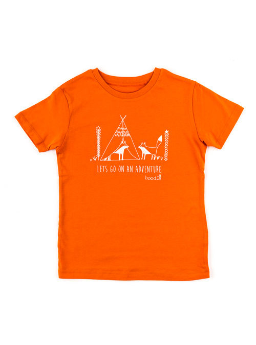 boodle Lets go on adventure kids organic T-shirt