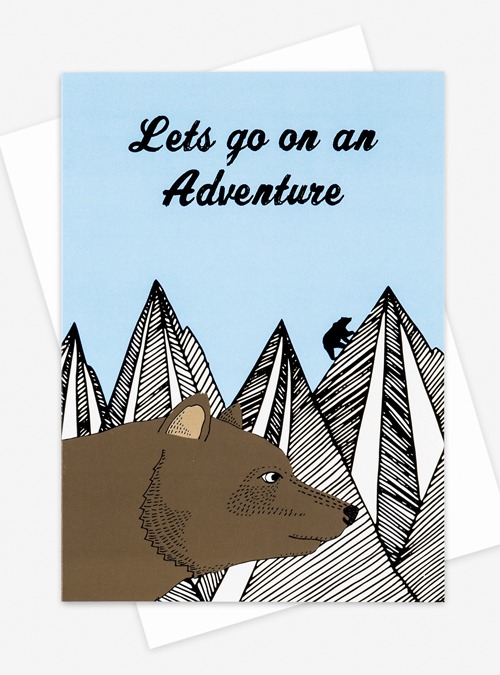 Boodle Lets Go On An Adventure Card