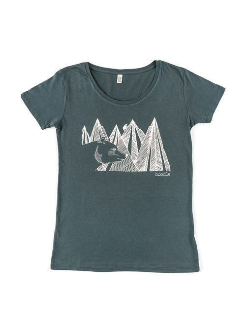boodle Mountain bear womens organic T-shirt