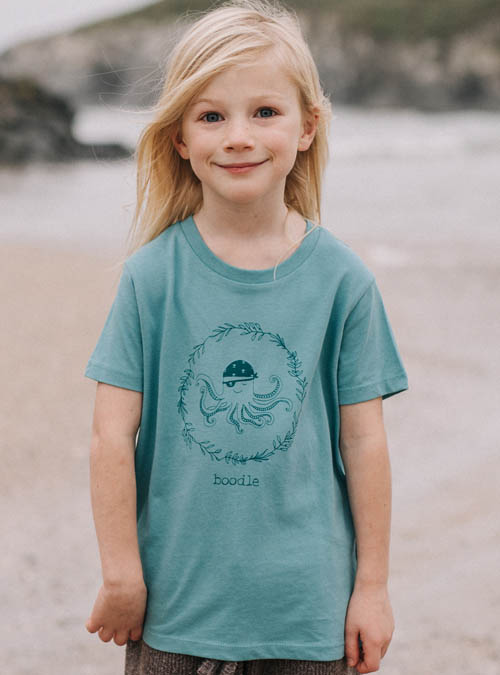 Boodle Octopus Organic Kids T-shirt