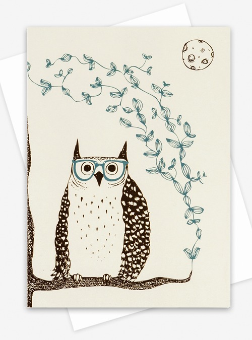 Boodle Otis The Owl Card