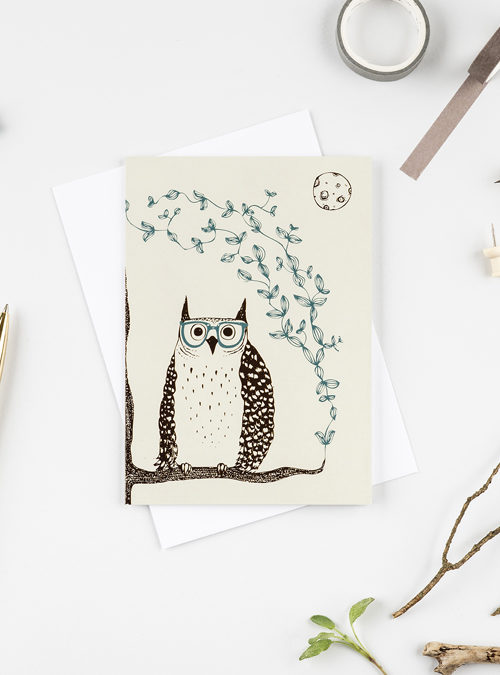 boodle Otis the owl card