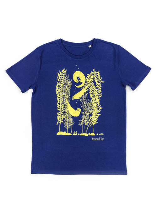 boodle Otter and kelp mens organic T-shirt