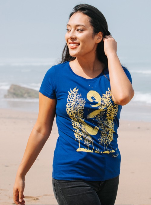 Boodle Otter And Kelp Womens Organic T-shirt