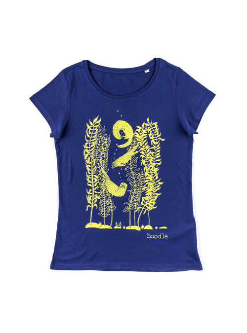 boodle Otter and kelp womens organic T-shirt