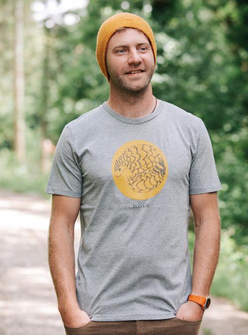Boodle Pangolin Mens Organic T-shirt
