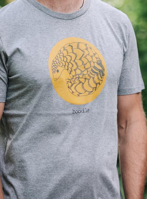 Boodle Pangolin Mens Organic T-shirt