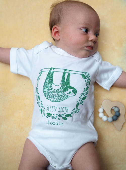 Boodle ‘Sleepy Sloth’ Baby Grow