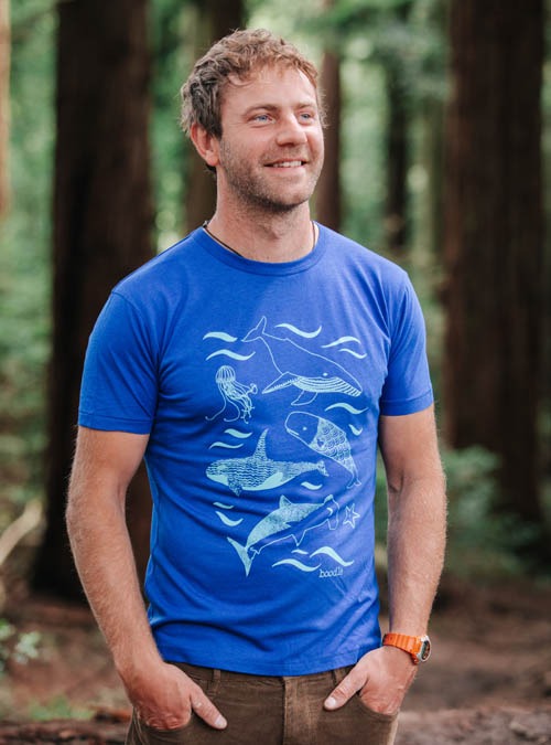 Boodle Under The Sea Mens Bamboo T-shirt