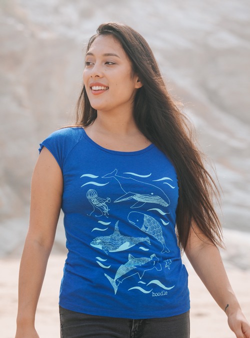 Boodle Under The Sea Womens Bamboo T-shirt