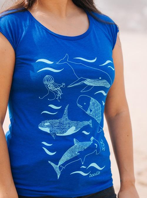 Boodle Under The Sea Womens Bamboo T-shirt
