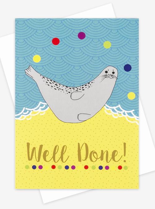 Boodle Well Done Seal Card
