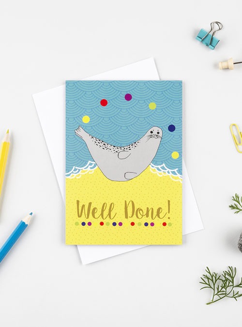 boodle Well done seal card