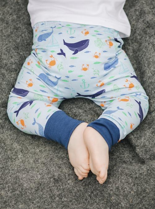 Boodle Whale Baby Leggings