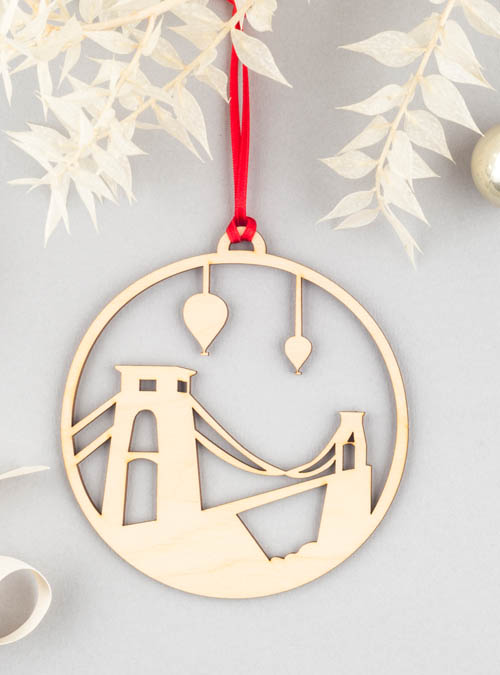boodle Bristol Clifton Suspension Bridge wooden decoration