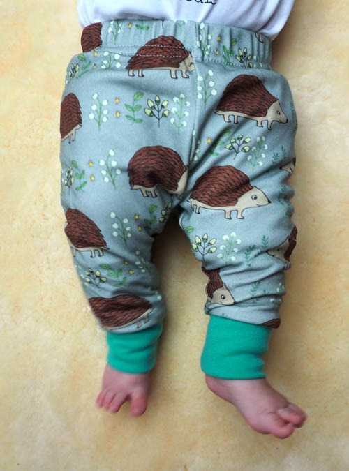 Boodle Hedgehog Baby Outfit. Organic Hedgehog Leggings And Baby T-shirt Set