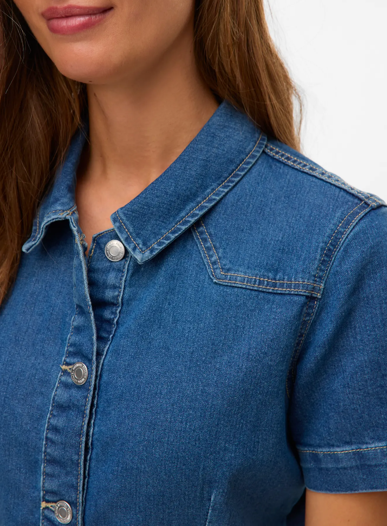 Born Amanda Medium Blue Denim Dress