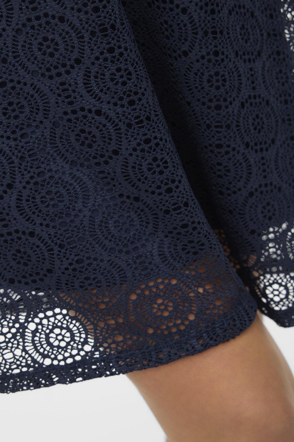 Born Maya Navy Anglaise Dress