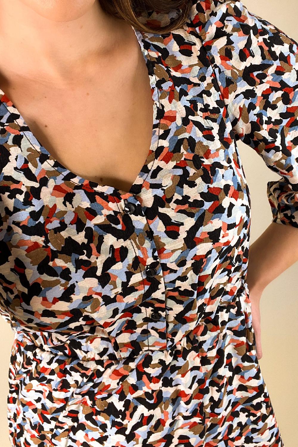 Born Philippa Abstract Multi Dress