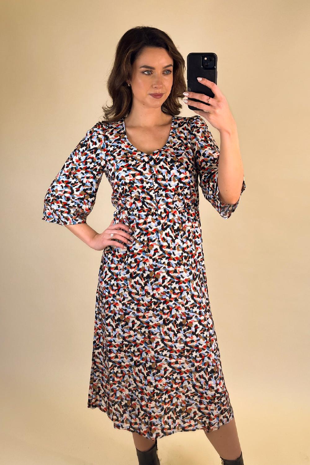 Born Philippa Abstract Multi Dress