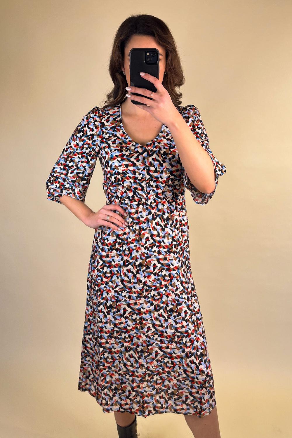 born Philippa Abstract Multi Dress