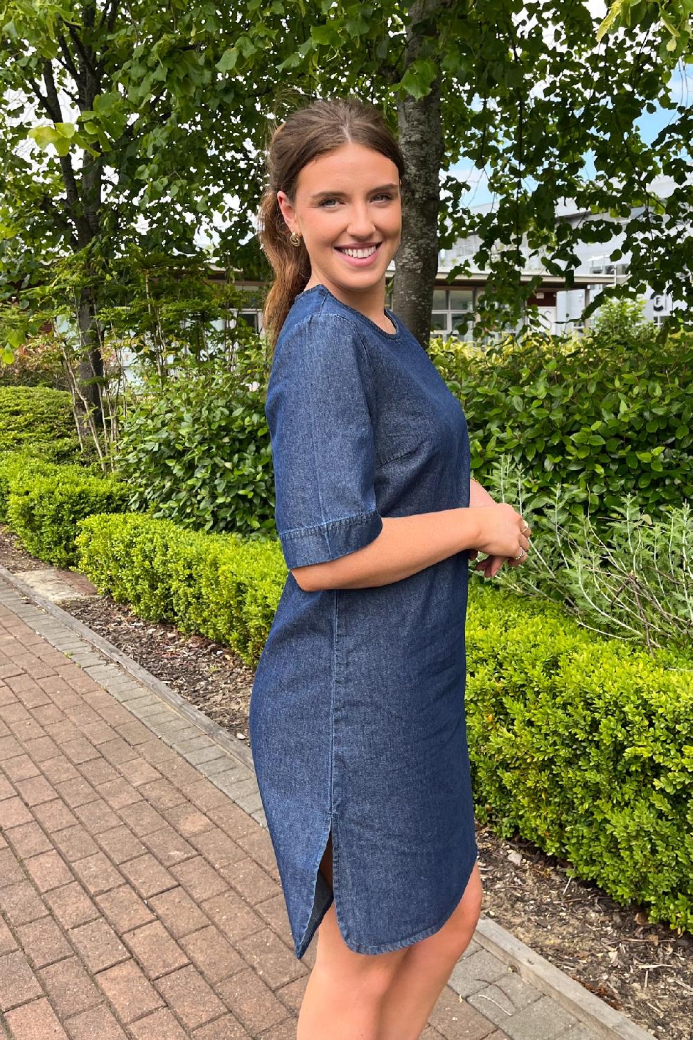 Born Tenim Medium Blue Dress