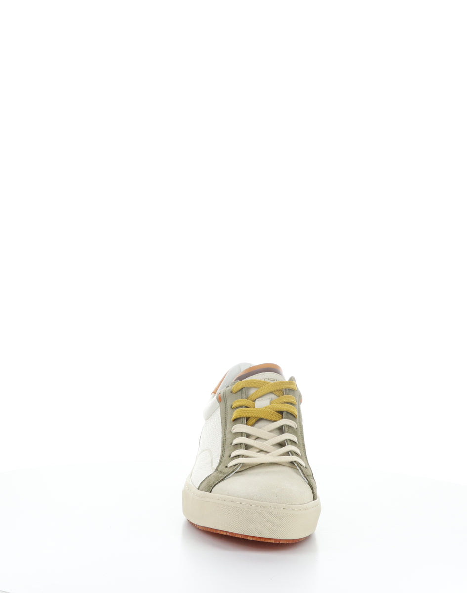 Bos. & Co. 11218 1872AM BEIGE/ORANGE Round Toe Shoes