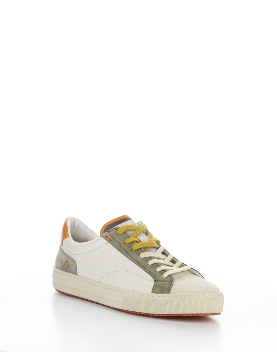 bos. & co. 11218 1872AM BEIGE/ORANGE Round Toe Shoes