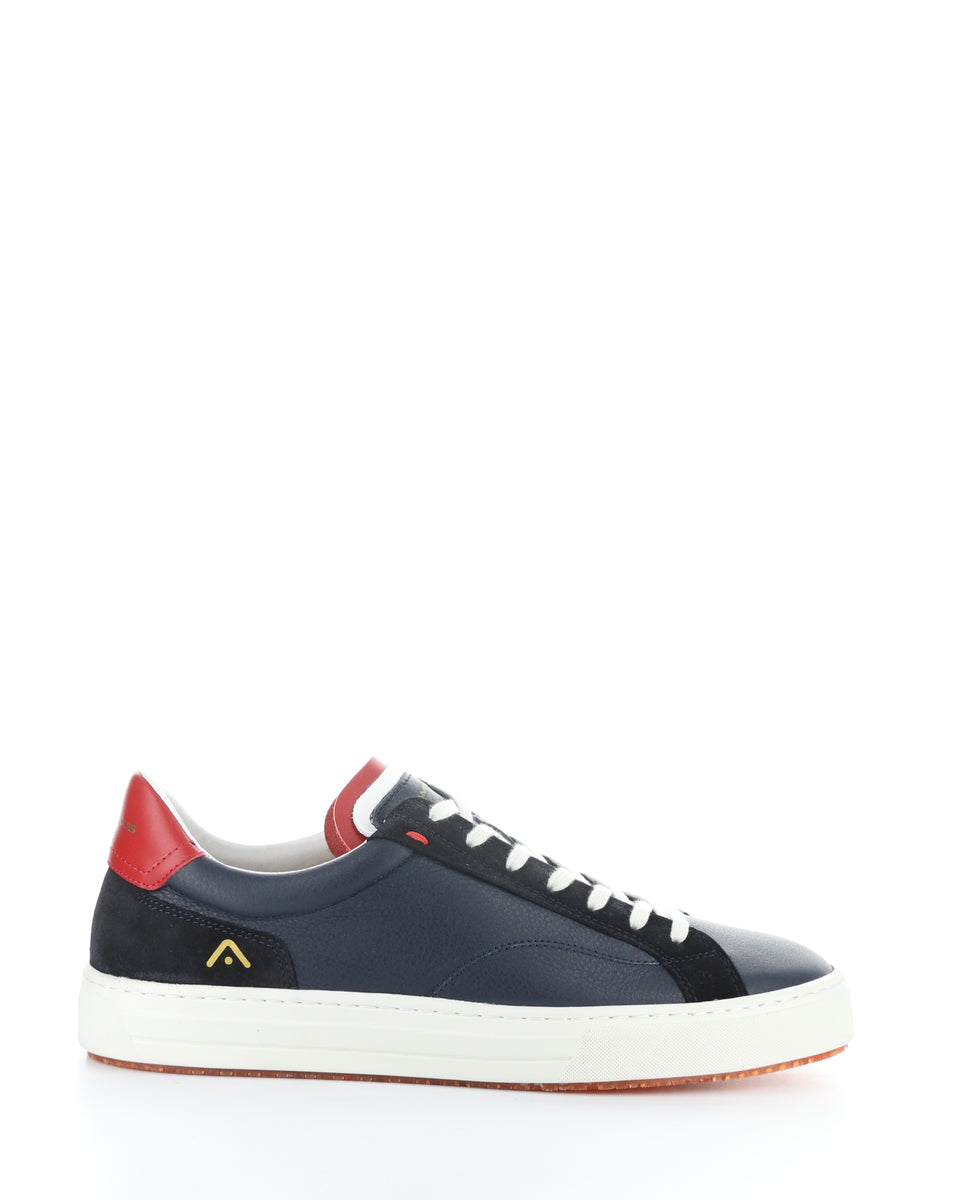 Bos. & Co. 11218 NAVY/WHITE/RED Lace-up Shoes