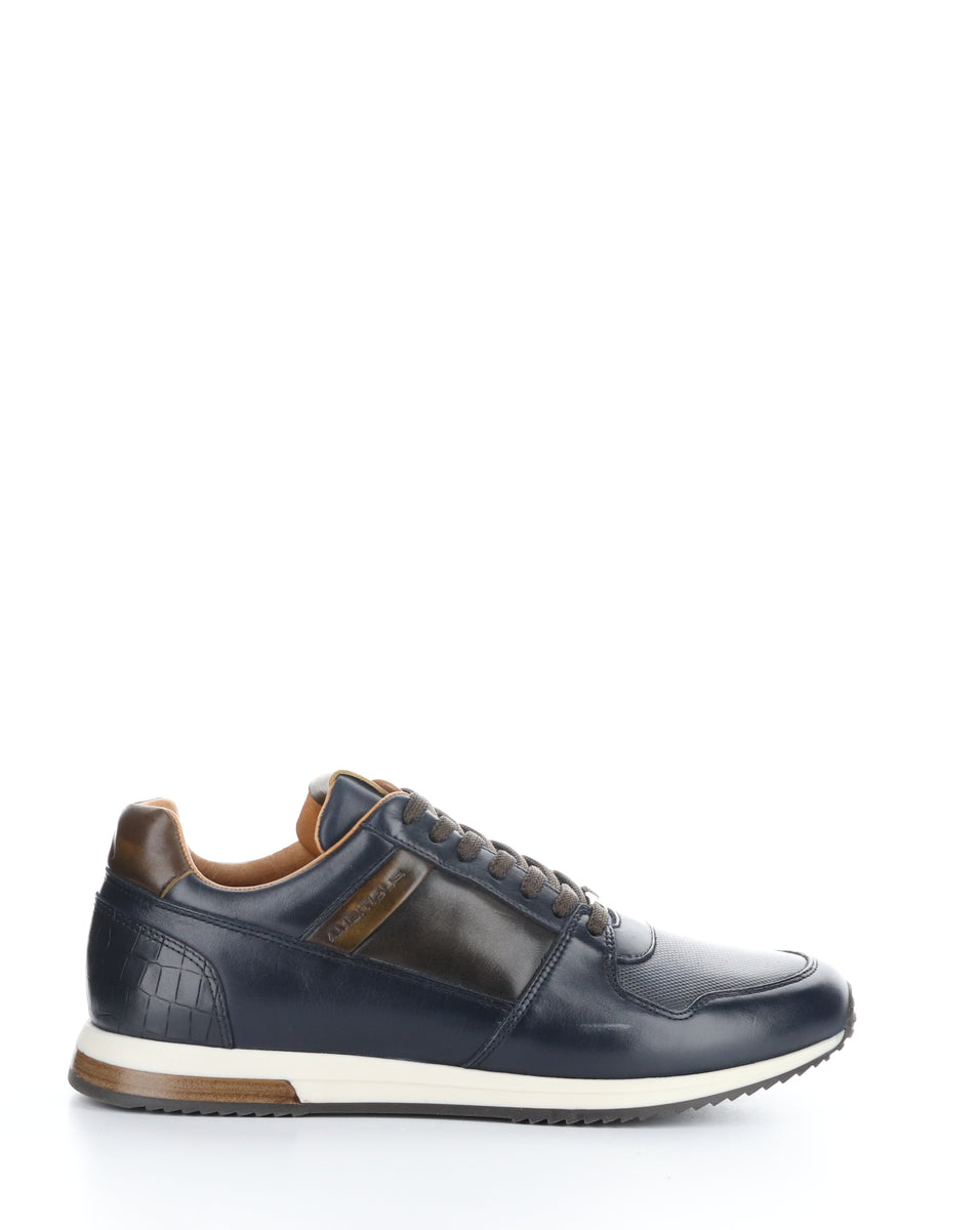 Bos. & Co. 11717 NAVY COMBI Lace-up Shoes