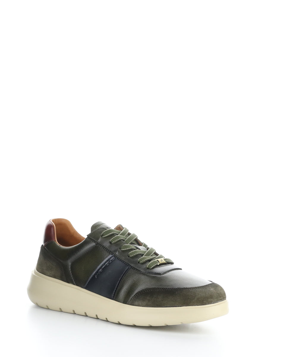 bos. & co. 12981B OLIVE/ANTHRACITE Lace-up Shoes