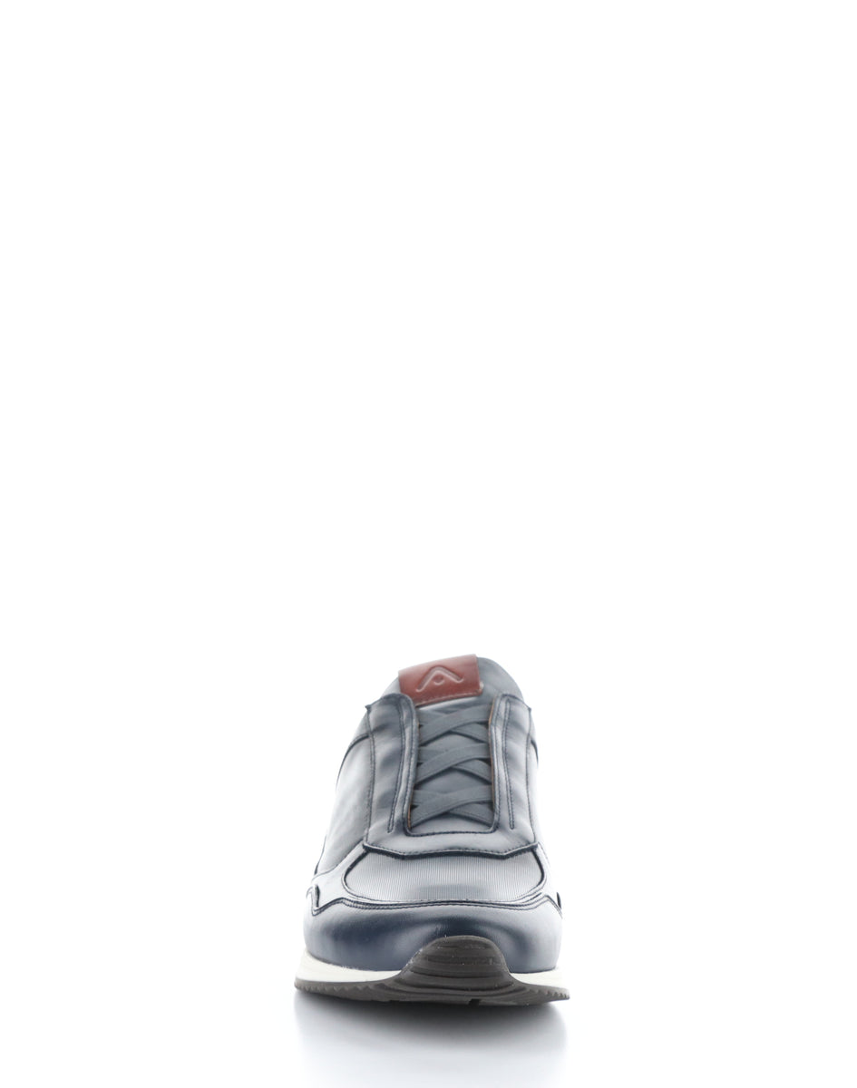 Bos. & Co. 13505 NAVY COMBI Elasticated Shoes