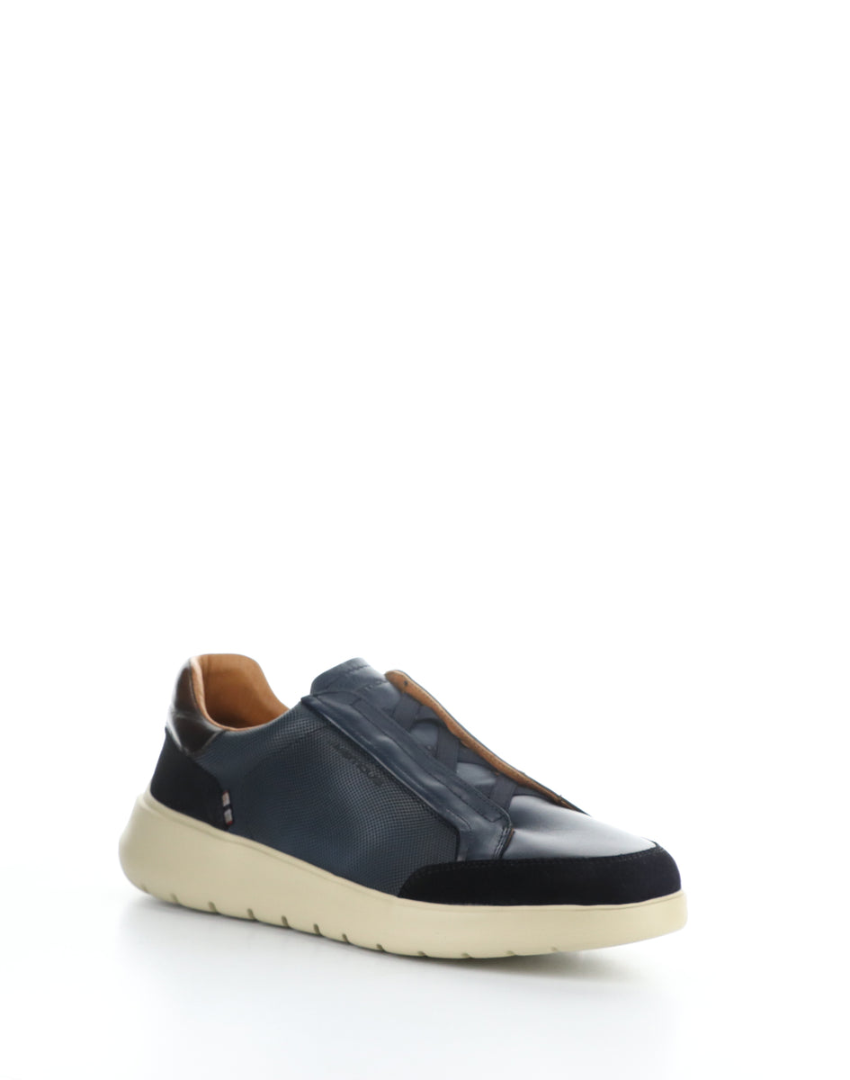 bos. & co. 13721 1351AM NAVY Round Toe Shoes