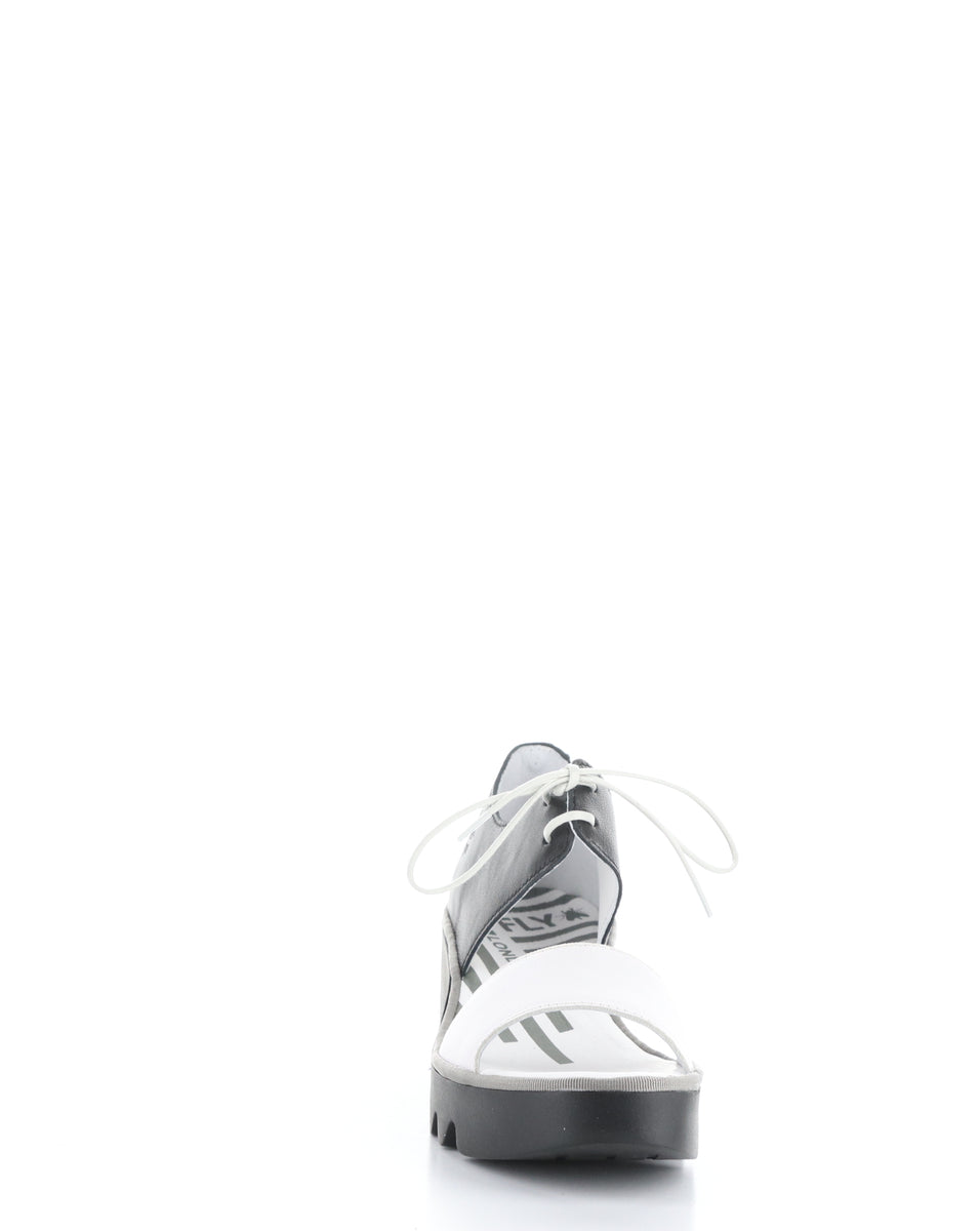 Bos. & Co. BILU465FLY White Lace-up Sandals