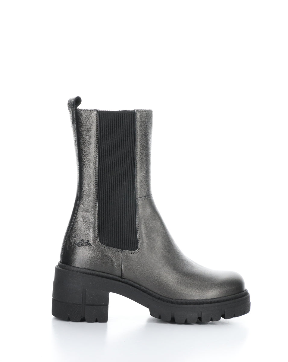 Bos. & Co. BRUNAS STEEL/BLACK Elasticated Boots