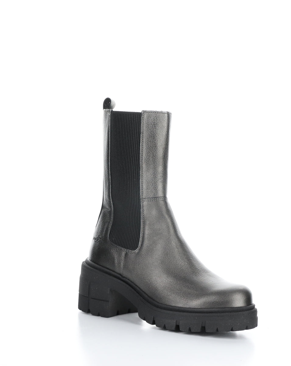 bos. & co. BRUNAS STEEL/BLACK Elasticated Boots