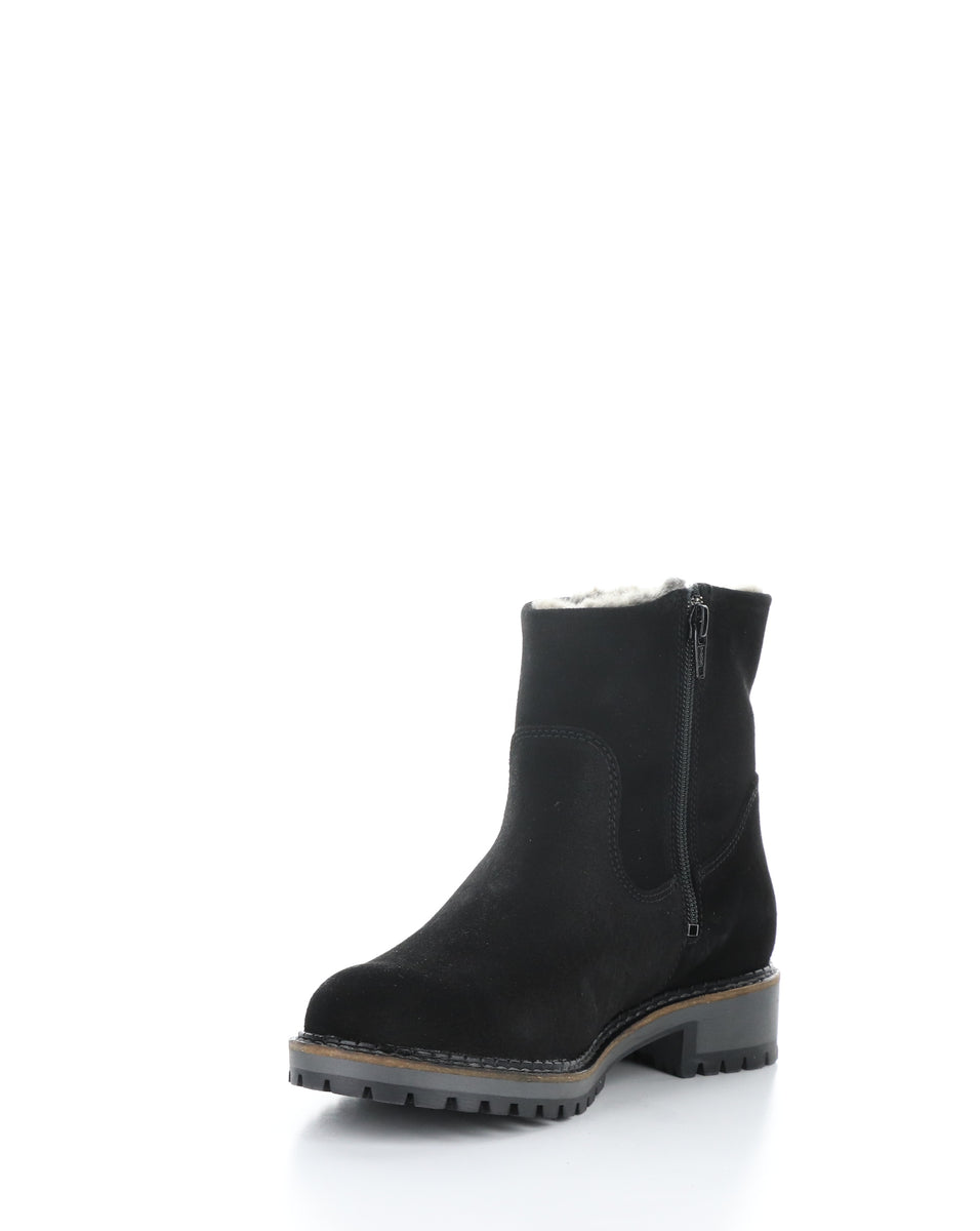 Bos. & Co. CALIB BLACK Round Toe Boots