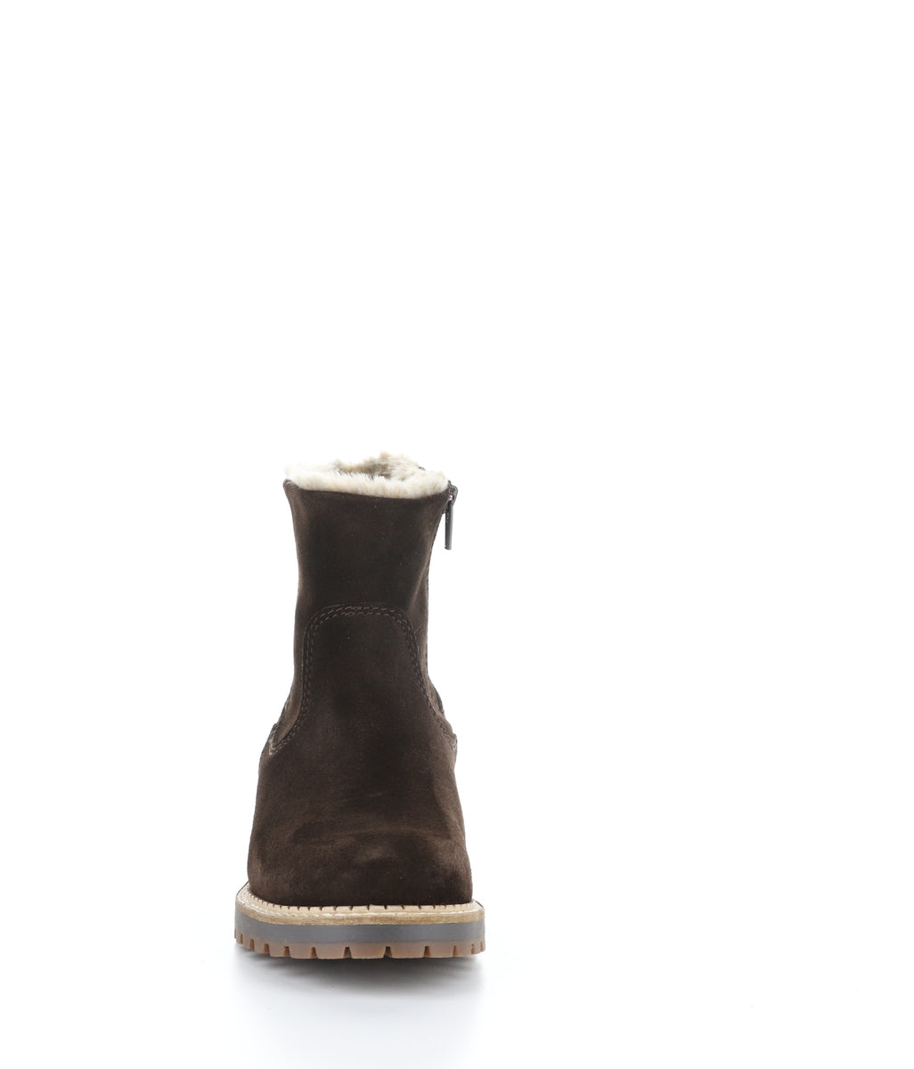 Bos. & Co. CALIB COFFEE Round Toe Boots