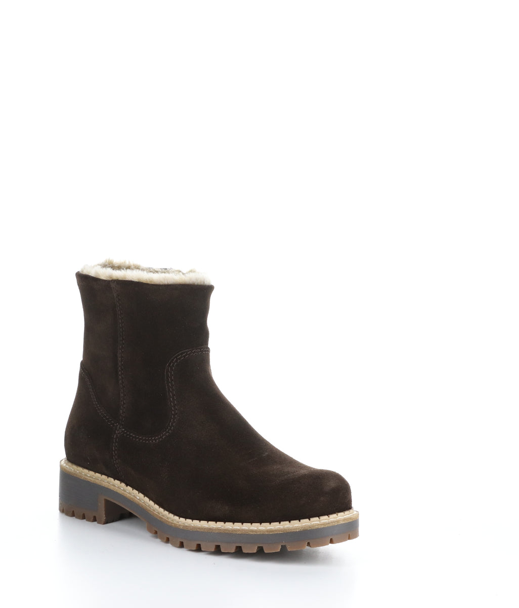 bos. & co. CALIB COFFEE Round Toe Boots